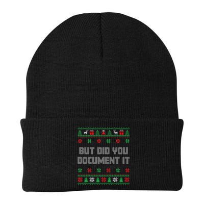 Christmas But Did You Document It Ugly Office Party Sweater Beanie