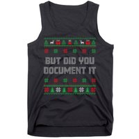 Christmas But Did You Document It Ugly Office Party Sweater Tank Top