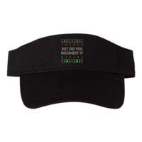 Christmas But Did You Document It Ugly Office Party Sweater Visor