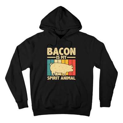 Cool Bacon Design Bacon Pig Pork Lover Hoodie