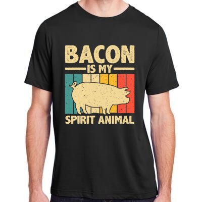 Cool Bacon Design Bacon Pig Pork Lover Adult ChromaSoft Performance T-Shirt