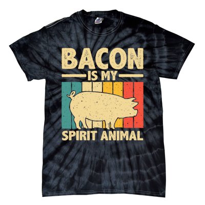 Cool Bacon Design Bacon Pig Pork Lover Tie-Dye T-Shirt