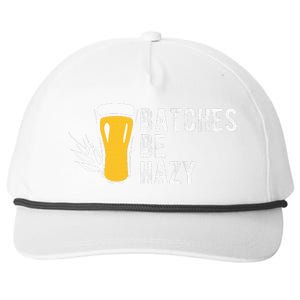 Craft Beer Design Gift Batches Be Hazy For Home Brewing Snapback Five-Panel Rope Hat