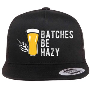 Craft Beer Design Gift Batches Be Hazy For Home Brewing Flat Bill Trucker Hat