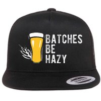 Craft Beer Design Gift Batches Be Hazy For Home Brewing Flat Bill Trucker Hat