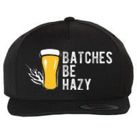 Craft Beer Design Gift Batches Be Hazy For Home Brewing Wool Snapback Cap