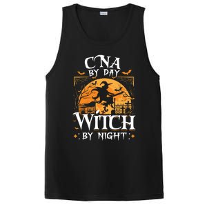 Cna By Day Witch By Night Halloween For Nurse Gift PosiCharge Competitor Tank