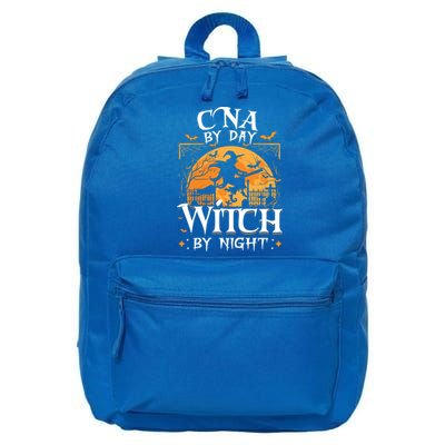 Cna By Day Witch By Night Halloween For Nurse Gift 16 in Basic Backpack