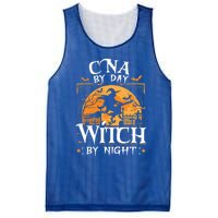 Cna By Day Witch By Night Halloween For Nurse Gift Mesh Reversible Basketball Jersey Tank