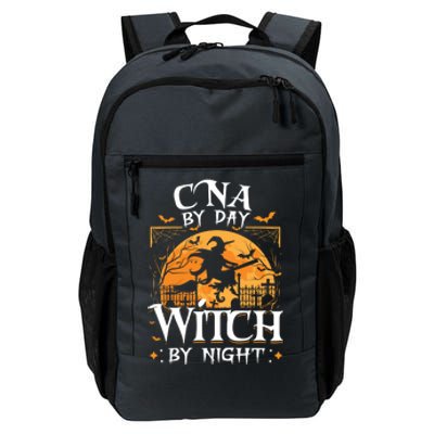 Cna By Day Witch By Night Halloween For Nurse Gift Daily Commute Backpack