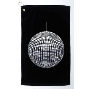 Cute Ball Disco Funny Dancer Seventies Dance Teacher Gift Platinum Collection Golf Towel