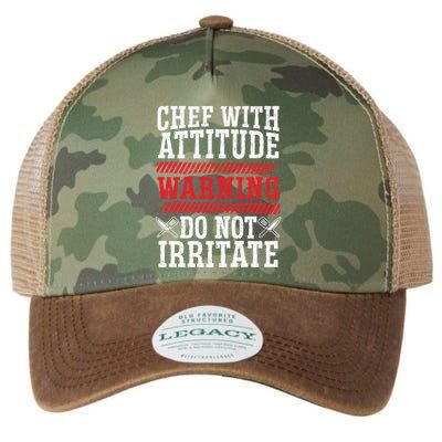 Culinary Badass Distressed Chef Gift Legacy Tie Dye Trucker Hat