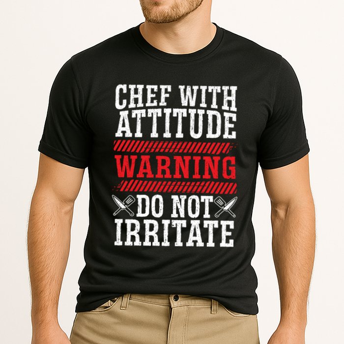 Culinary Badass Distressed Chef Gift Performance Shirt