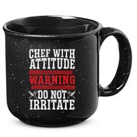 Culinary Badass Distressed Chef Gift 15oz Campfire Ceramic Mug