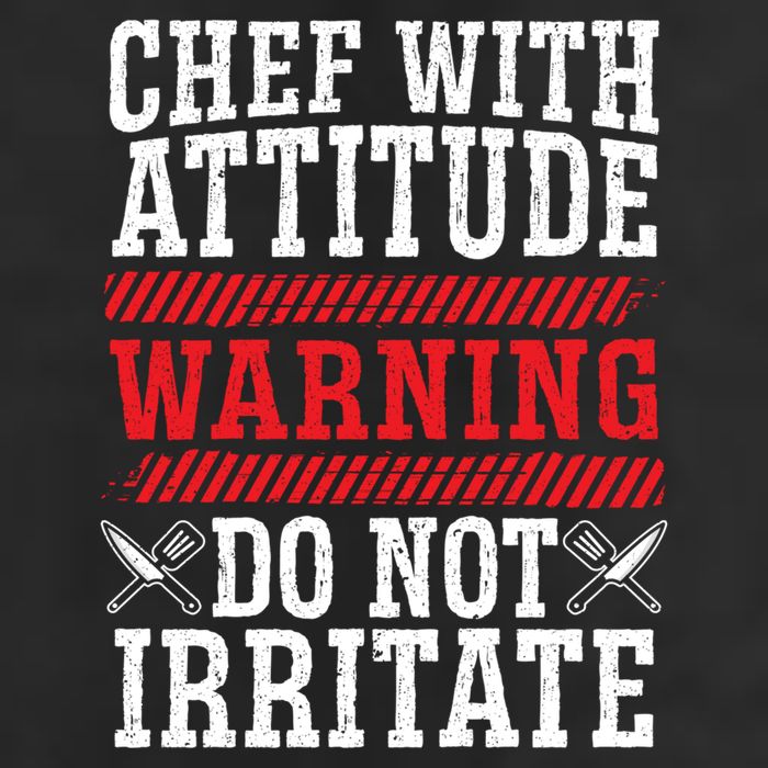 Culinary Badass Distressed Chef Gift Golf Towel