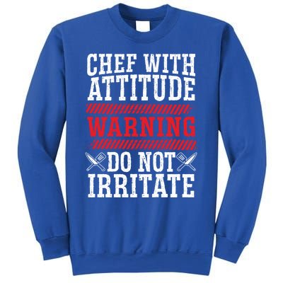 Culinary Badass Distressed Chef Gift Sweatshirt