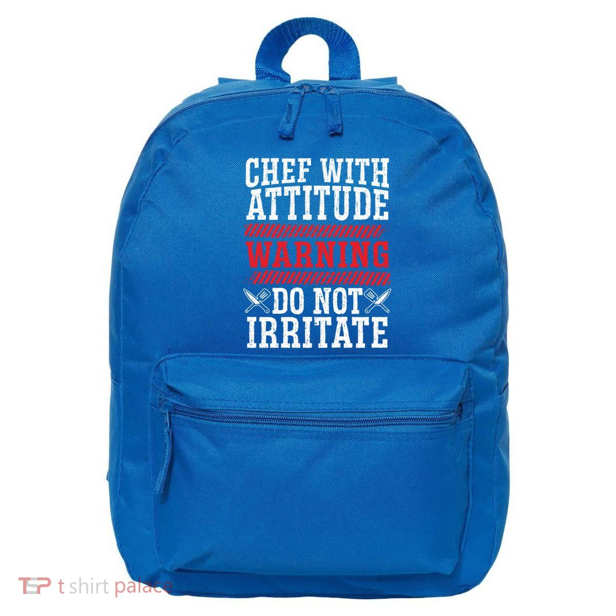 Culinary Badass Distressed Chef Gift 16 in Basic Backpack