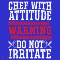 Culinary Badass Distressed Chef Gift Poster