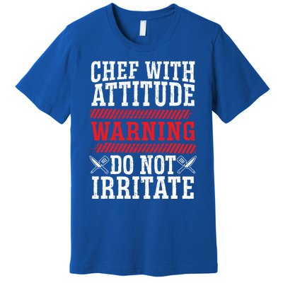 Culinary Badass Distressed Chef Gift Premium T-Shirt