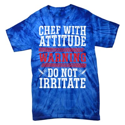 Culinary Badass Distressed Chef Gift Tie-Dye T-Shirt