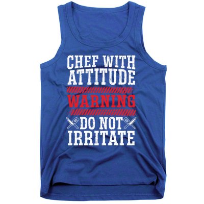 Culinary Badass Distressed Chef Gift Tank Top