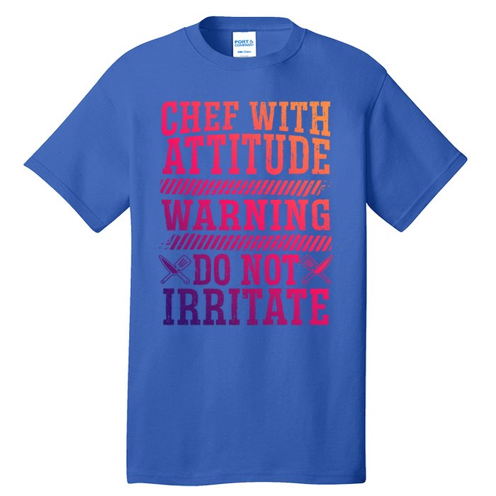 Culinary Badass Distressed Chef Gift Tall T-Shirt