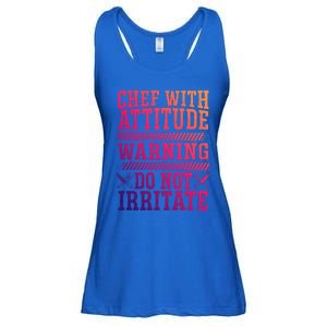 Culinary Badass Distressed Chef Gift Ladies Essential Flowy Tank