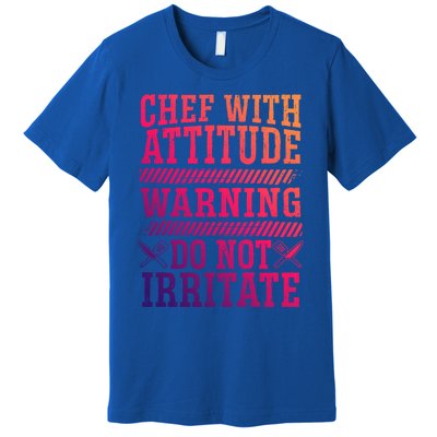 Culinary Badass Distressed Chef Gift Premium T-Shirt