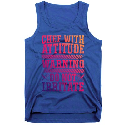 Culinary Badass Distressed Chef Gift Tank Top