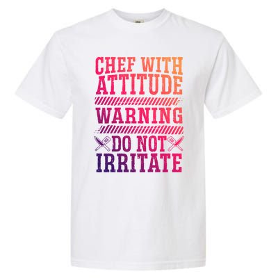 Culinary Badass Distressed Chef Gift Garment-Dyed Heavyweight T-Shirt