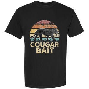 Cougar Bait Dating Humor Sugar Momma Retro Animal Garment-Dyed Heavyweight T-Shirt