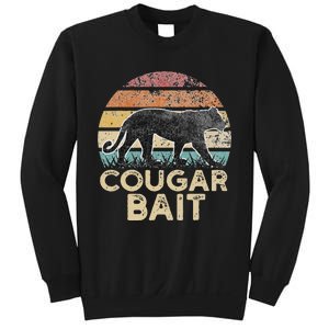 Cougar Bait Dating Humor Sugar Momma Retro Animal Sweatshirt