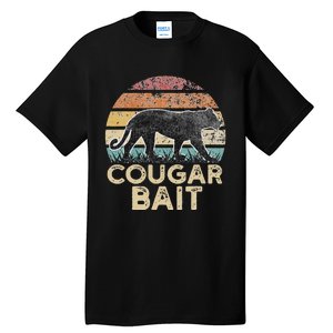 Cougar Bait Dating Humor Sugar Momma Retro Animal Tall T-Shirt