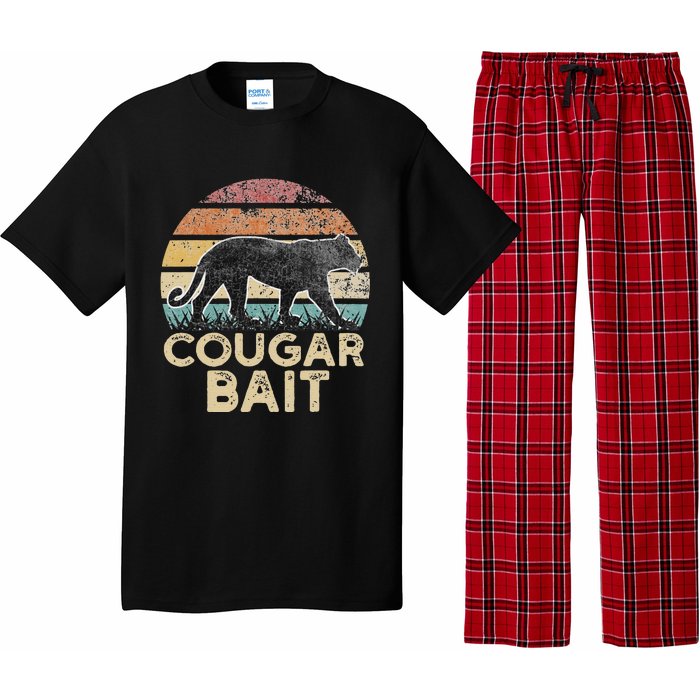 Cougar Bait Dating Humor Sugar Momma Retro Animal Pajama Set