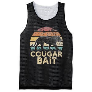 Cougar Bait Dating Humor Sugar Momma Retro Animal Mesh Reversible Basketball Jersey Tank