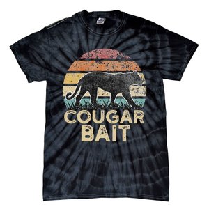 Cougar Bait Dating Humor Sugar Momma Retro Animal Tie-Dye T-Shirt