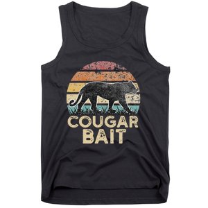 Cougar Bait Dating Humor Sugar Momma Retro Animal Tank Top