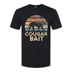 Cougar Bait Dating Humor Sugar Momma Retro Animal Softstyle CVC T-Shirt