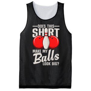 Cool Bowling Design For Bowling Ball Sport Bowler Mesh Reversible Basketball Jersey Tank