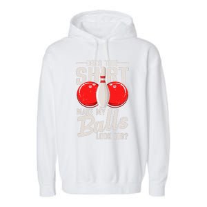 Cool Bowling Design For Bowling Ball Sport Bowler Garment-Dyed Fleece Hoodie