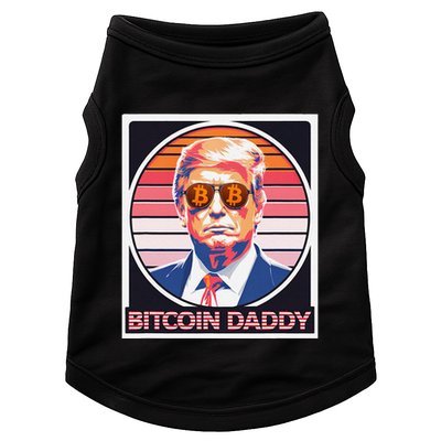 Cute Bitcoin Daddy Trump Crypto King Internet Money Mining Doggie Tank