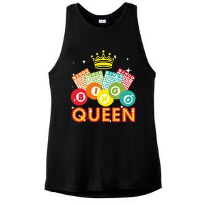 Cute Bingo Designs For Women Mom Bingo Lovers Casino Players Ladies PosiCharge Tri-Blend Wicking Tank