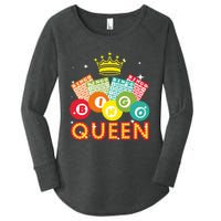 Cute Bingo Designs For Women Mom Bingo Lovers Casino Players Women's Perfect Tri Tunic Long Sleeve Shirt