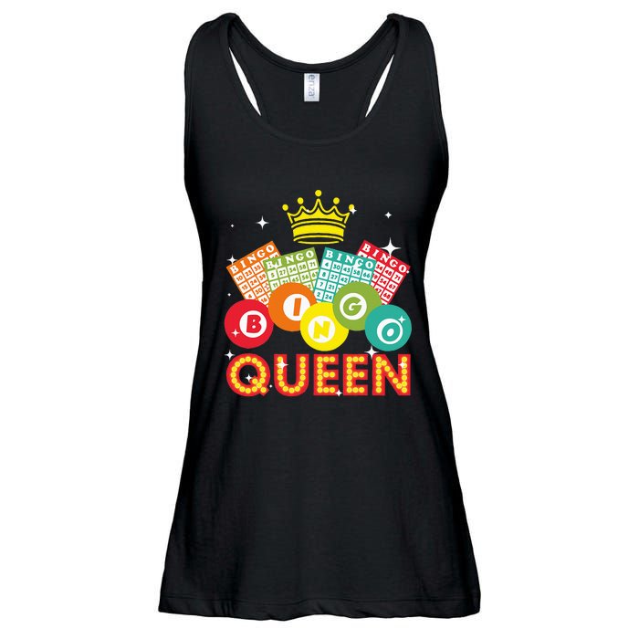 Cute Bingo Designs For Women Mom Bingo Lovers Casino Players Ladies Essential Flowy Tank