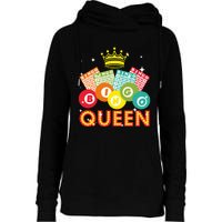 Cute Bingo Designs For Women Mom Bingo Lovers Casino Players Womens Funnel Neck Pullover Hood