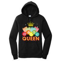 Cute Bingo Designs For Women Mom Bingo Lovers Casino Players Women's Pullover Hoodie