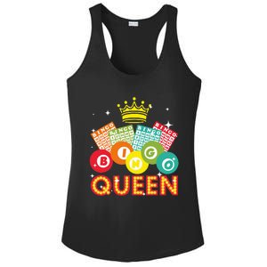 Cute Bingo Designs For Women Mom Bingo Lovers Casino Players Ladies PosiCharge Competitor Racerback Tank