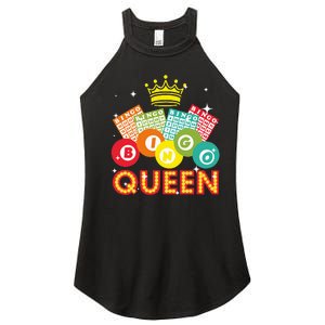 Cute Bingo Designs For Women Mom Bingo Lovers Casino Players Women's Perfect Tri Rocker Tank