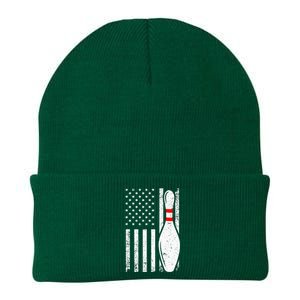 Cool Bowling Design For Women Bowler Bowling Pin Sport Knit Cap Winter Beanie