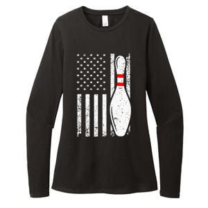 Cool Bowling Design For Women Bowler Bowling Pin Sport Womens CVC Long Sleeve Shirt